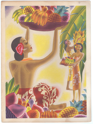 7 ss matsonia tropical menu 1939